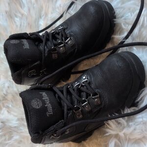 Timberland Kids Black Boots Size 12 Toddler